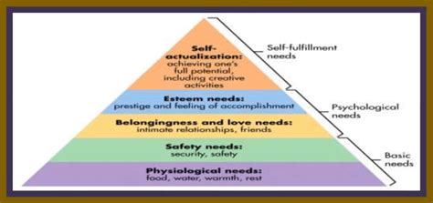 Maslows Hierarchy Of Needs Maslow 1954 Theorized Needs In Pecking