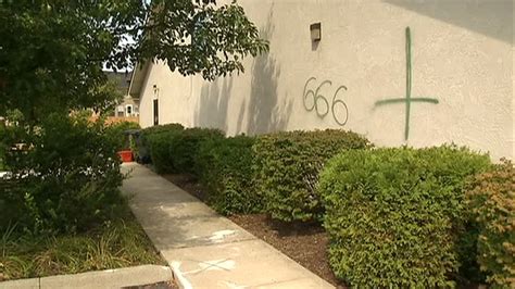 Hilliard Church Vandalized With Swastika Satanic Images