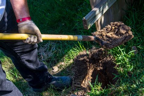 How To Dig Post Holes And Install Posts