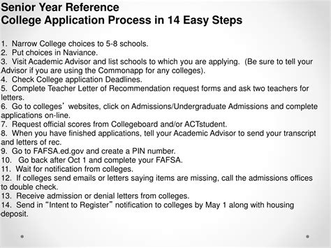 Ppt College Admissions Process Powerpoint Presentation Free Download Id9702708