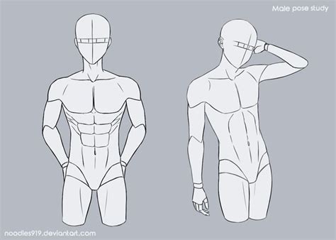 Cool Anime Male Body Reference References Letter Example