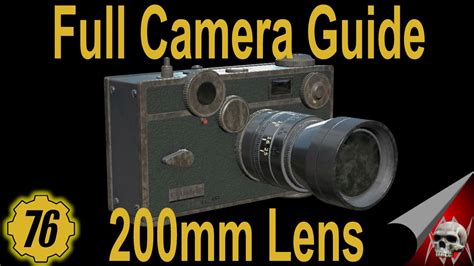 Fallout 76 Camera 200mm Lens Plus Camera Full Guide Youtube