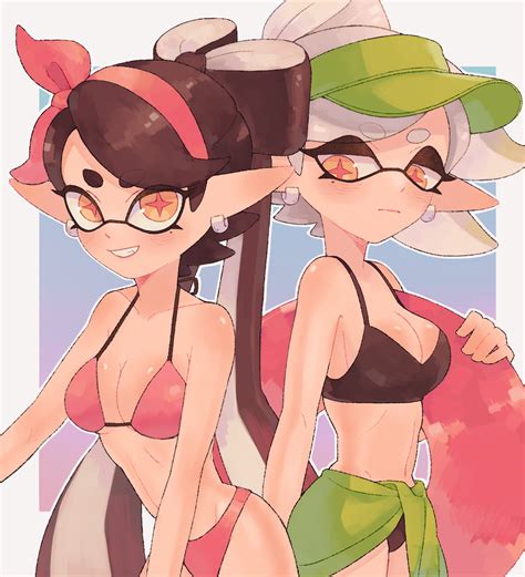 Swimsuit Sisters Squid Sisters Know Your Meme