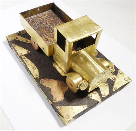 Trench Art Military Metal Truck Made From Ww2 By Myrealvintage
