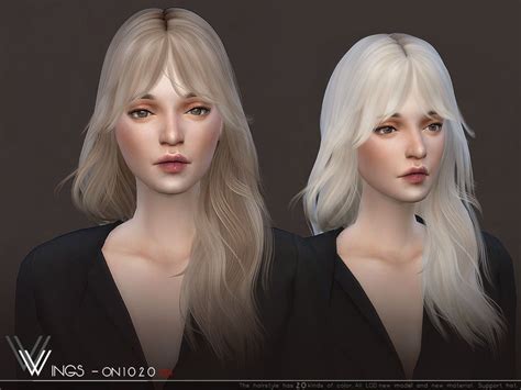 Wingssims Wings On0328 The Sims 4 Download Sims Hair