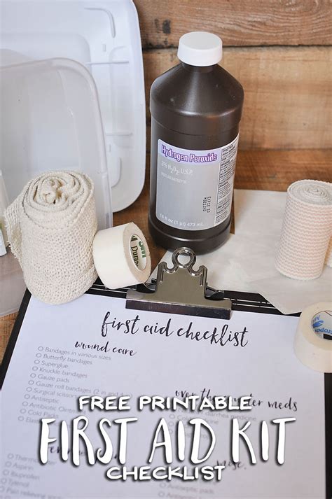 We've asked sue phillips, our resident first aider, to explain the basics of first aid kits and help take away some of the confusion! Free Printable First Aid Kit Checklist - Our Handcrafted Life