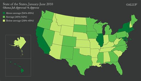 Map Of The Day Obama Approval Rating Drops In 49 States The Atlantic