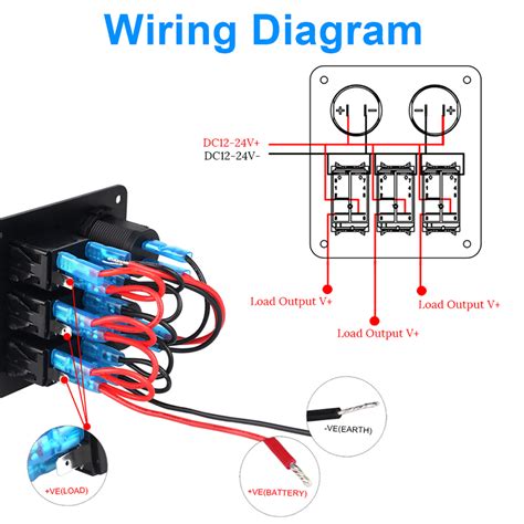 12v Switch Panel Wiring Diagram Database Wiring Diagram Sample