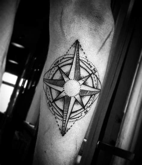 50 Small Compass Tattoos For Men Navigation Ink Design Ideas Free