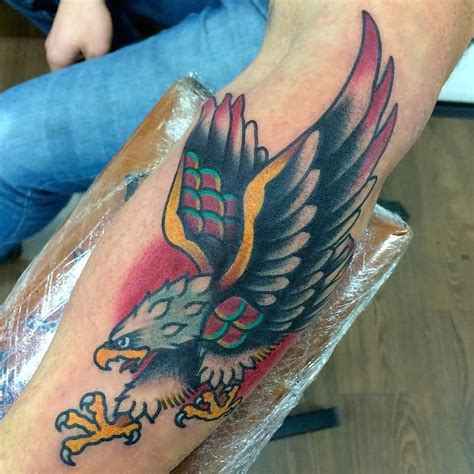 Eagle Tattoo On Forearm By Fabio Onorini
