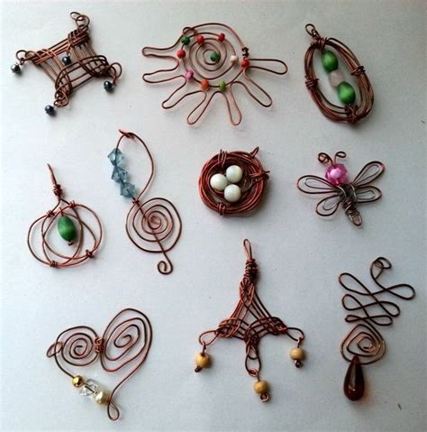 Diy Easy Wire Pendants Jewelry Crafts Wire Wrapped Jewelry Wire Pendant