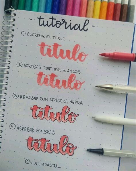 Como Hacer Lettering Letras Bonitas Para Apuntes Abecedario