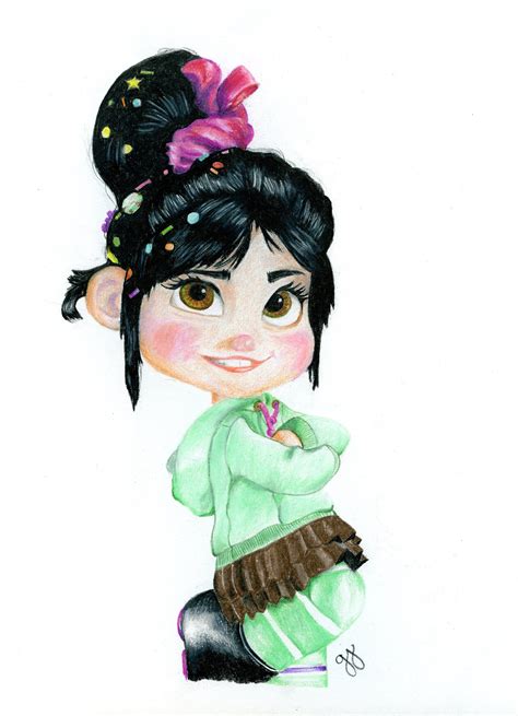 Vanellope Von Schweetz Drawing Etsy