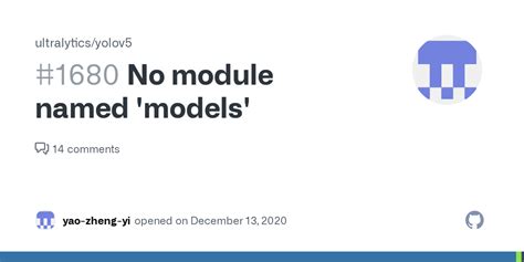 No Module Named Models Issue Ultralytics Yolov GitHub