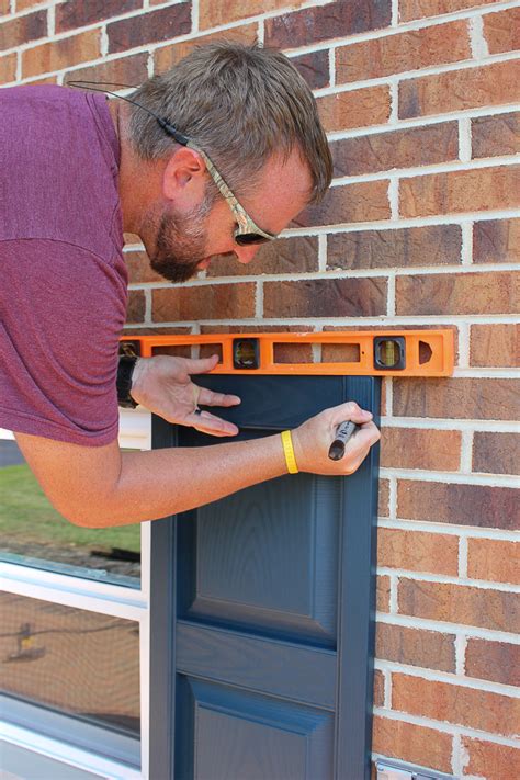 How To Hang Shutters On Brick Detailed Guide For Installing Vinyl Shutters