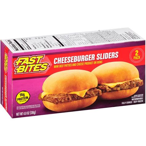 Fast Bites Cheeseburger Sliders 2 Ct Box Reviews 2020