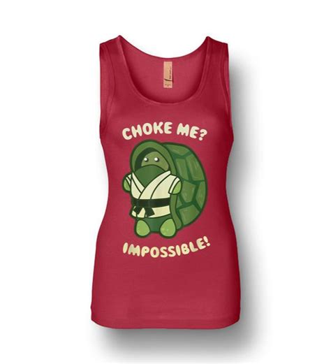 Funny Turtle Reptile Brazilian Jiu Jitsu Mma Bjj T Womens Jersey Tank
