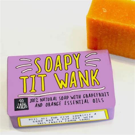 soapy tit wank soap bar rude novelty t you said it cards
