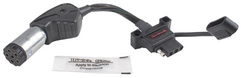 Hopkins Endurance Flex Trailer Connector Adapter W Led Circuit Tester