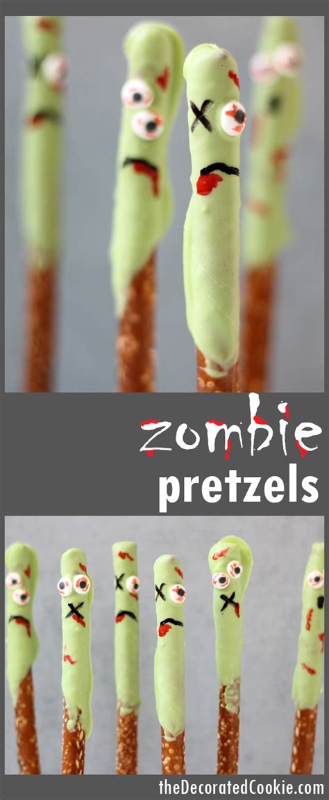 Zombie Pretzels Fun Food Craft For Your Halloween Party Recipe