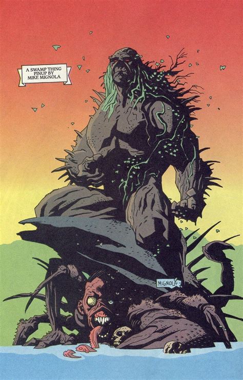 Swamp Thing Mike Mignola Rdccomics