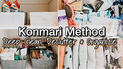 Konmari Method Deep Clean and Declutter with Me