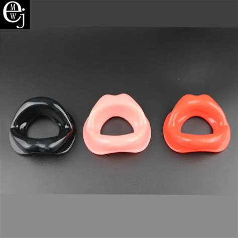 Ejmw Silicone Open Mouth Gag Ball Oral Sex Toys For Women Slave Bdsm Bondage Ring Gag Adult