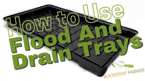 How To Use Flood And Drain Trays Youtube