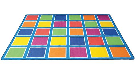 Buy Colour Squares Placement Rug 30 Squares Online Elizabeth