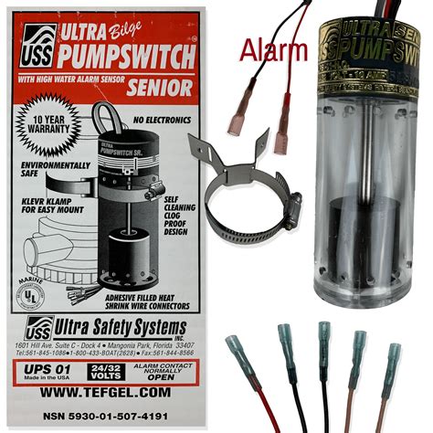 Ultra Safety Systems Ultra Pump Switches Part No UPS 06 24V