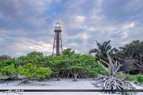 Sanibel Island Lighthouse Lee County Florida Hdr Photography By