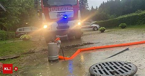 Kärnten Anhaltender Regen Führte Zu Feuerwehreinsätzen