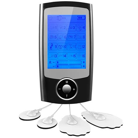 Rechargeable Tens Unit Machine Impulse Massager 16 Modes Pain Relief Body Massager Machine