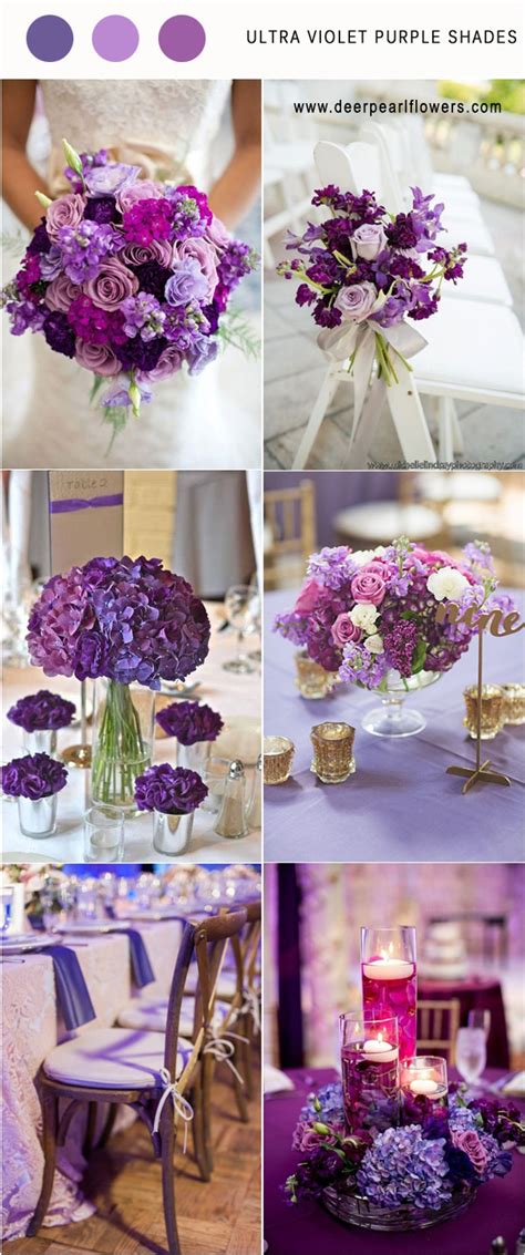 Pantone Wedding Color 2018 Ultra Violet Purple Wedding Color Ideas