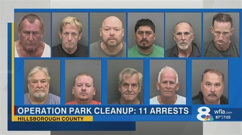 11 Men Arrested For Exhibiting Soliciting Lewd Acts In Hillsborough Co Public Parks Youtube