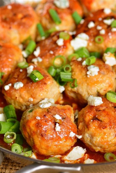 Buffalo Chicken Meatballs Will Cook For Smiles