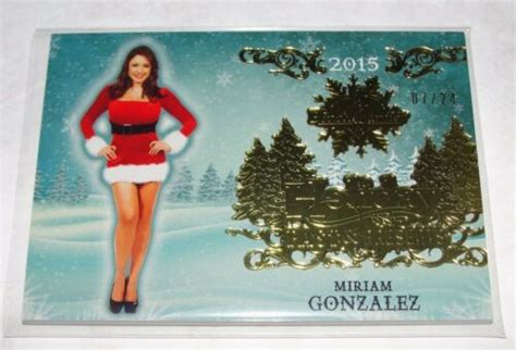 Benchwarmer Miriam Gonzalez Holiday Gold Foil Playboy