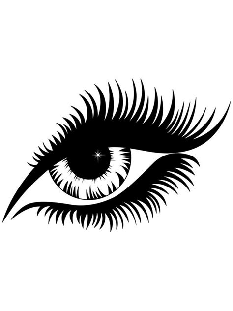 Simple Eye Stencil