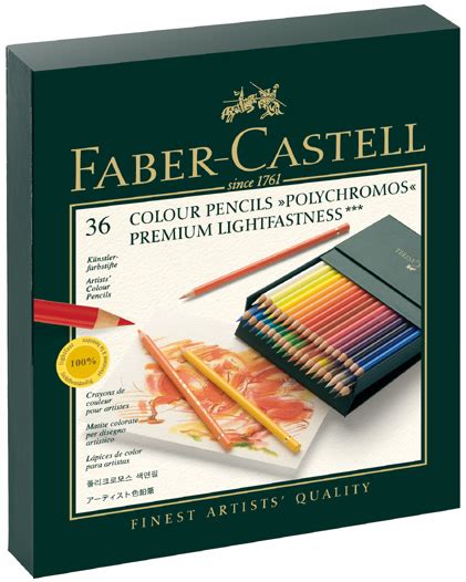 Faber Castell Polychromos Artists Colour Pencil Studio Box Of 36