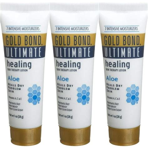 Gold Bond Ultimate Healing Skin Therapy Lotion Aloe Travel Size 1 Oz