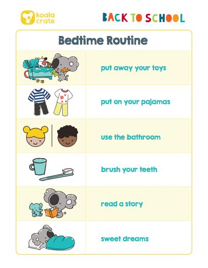 Back To School Printable Routines I Kiwi Crate