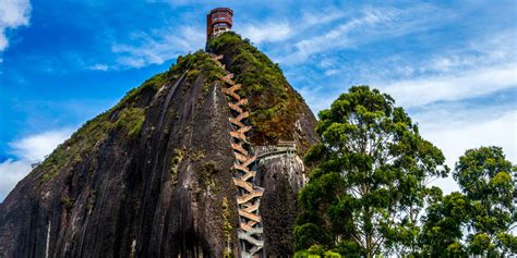El Peñon De Guatape Is The Most Epic Way To Take The Stairs Huffpost