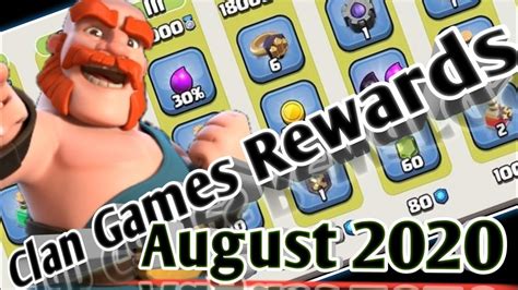 Clan Games Rewards 22-28August 2020 || All Rewards Of Clan Games