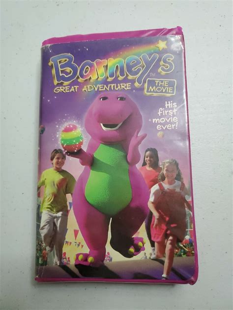 Barneys Great Adventure The Movie Vhs His First Movie Ever Clamshell