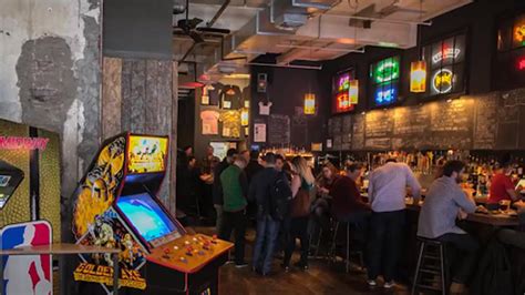 A combination bar and arcade with a focus on classic arcade games and american craft beer. Barcade: A business model that offers something old, something new and something boozy | Fox ...