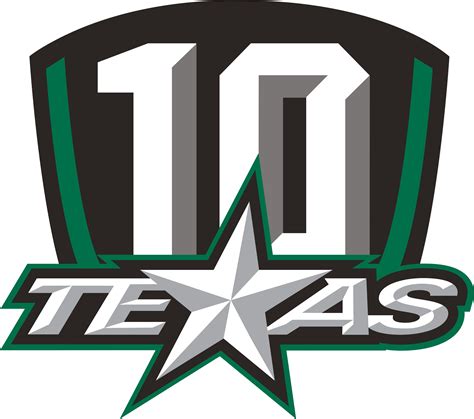 Texas Stars Logo Png 10th Anniversary Logo Design Clipart Full Size