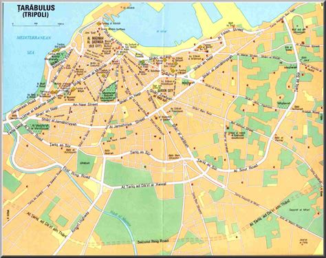Tripoli Plan • Carte •