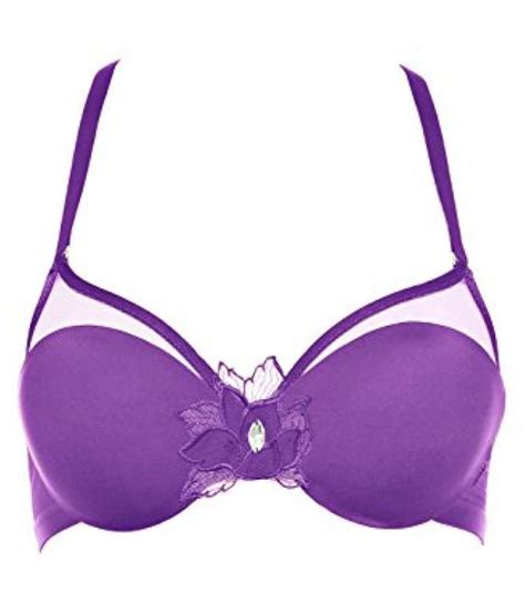 Buy LISCA Poly Cotton Push Up Bra Purple Online At Best Prices In