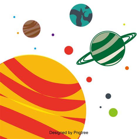 Kawaii Planets Vector Art Png Kawaii Cartoon Vector Set Of Planets