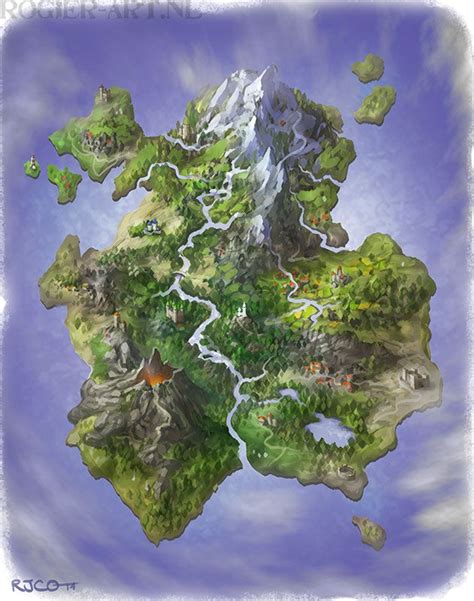 For My Game Portfolio Ive Been Busy Making Fantasy Maps I Tend To Go